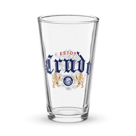 Estoy Crudo Shaker Pint Glass